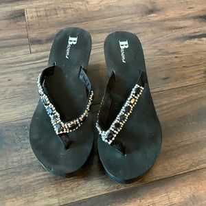 Browns wedge sandals. Size 9